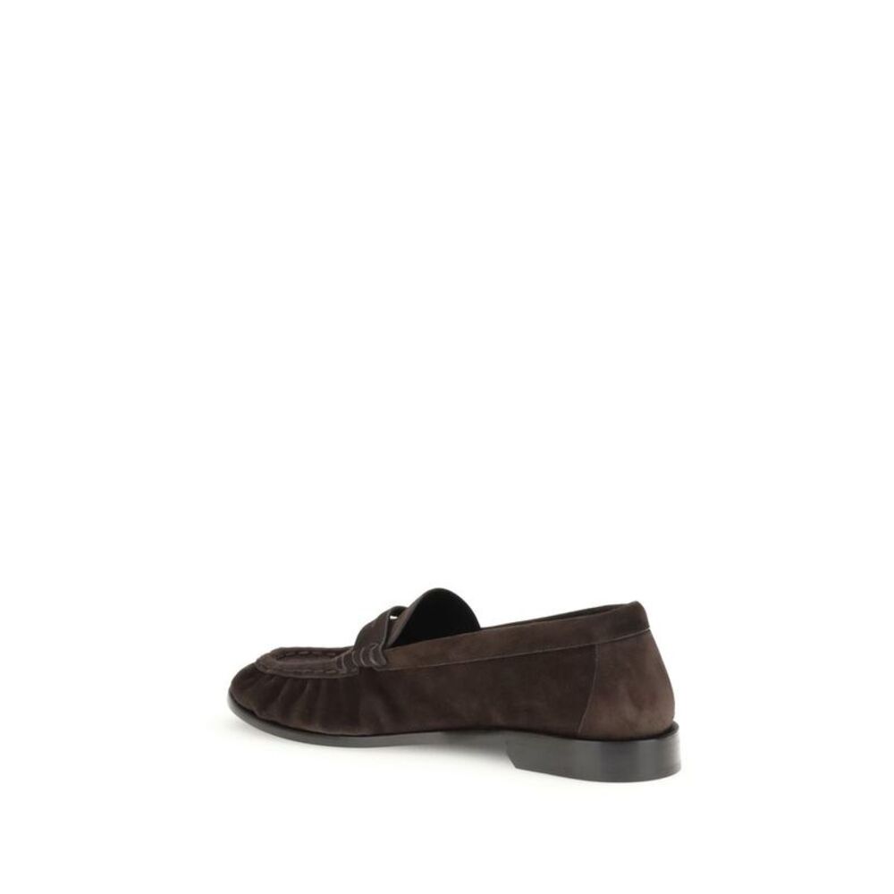 Saint Laurent Brown Calf Leather Bos Taurus Slip-On Men's Loafers - Picture 3 of 4